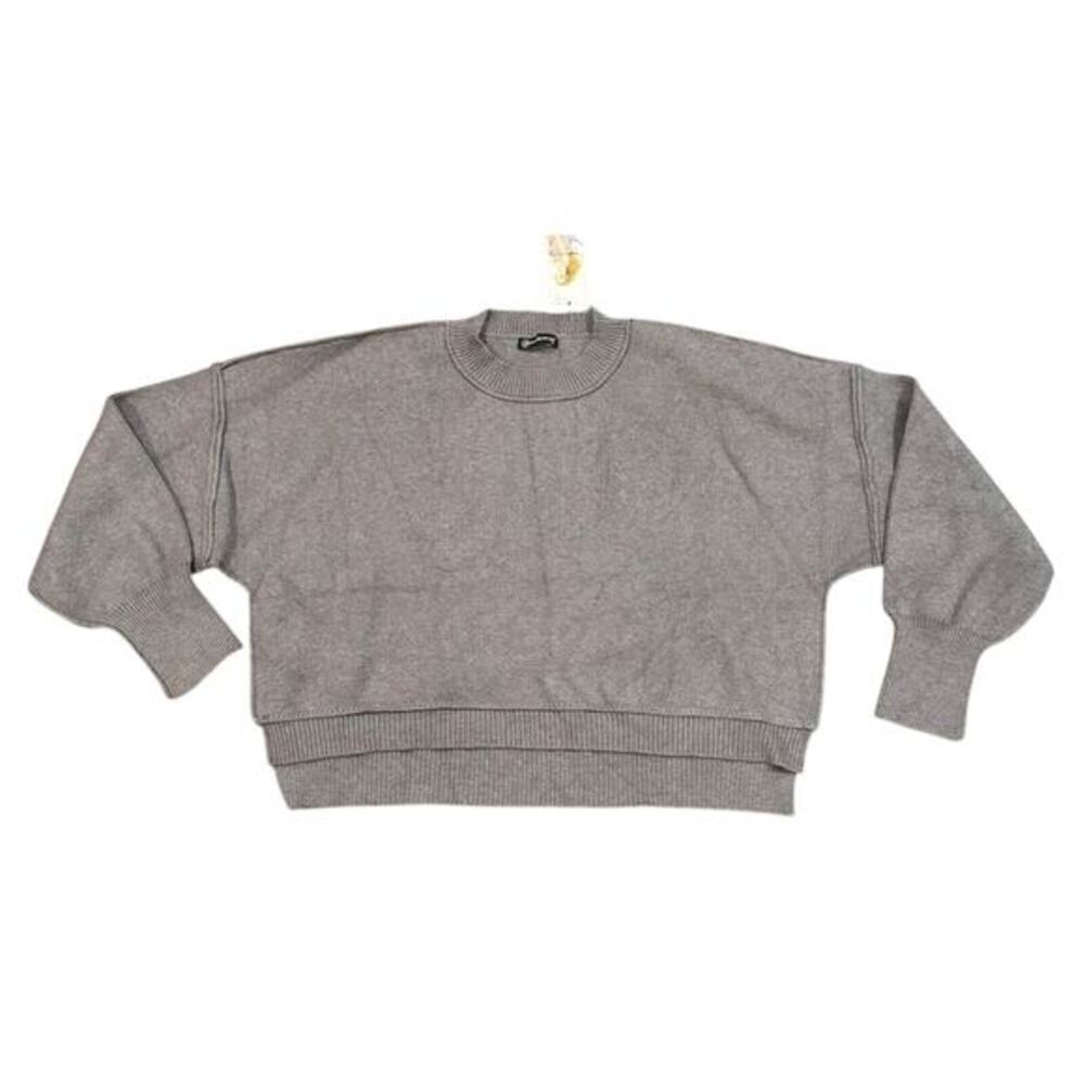 NWT Pretty Garden Chic High‎ Low Long Sleeve Sweater Women's XL Top Cropped